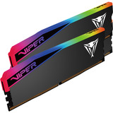 Patriot DIMM 32 GB DDR5-6400 (2x 16 GB) Dual-Kit, Arbeitsspeicher schwarz, VEUR532G6432K, Viper Elite 5 Ultra RGB, INTEL XMP, AMD EXPO