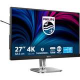 Philips 27B2U6903, LED-Monitor 68.6 cm (27 Zoll), dunkelgrau/silber, UltraHD/4K, IPS, Thunderbolt 4, HDMI, DP