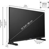 Telefunken XF32TO750S, LED-Fernseher 80 cm (32 Zoll), schwarz, FullHD, Triple Tuner, SmartTV, TiVo Betriebssystem