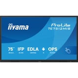 iiyama ProLite TE7512MIS-B4AG, Public Display schwarz (matt), UltraHD/4K, VA, Touchscreen