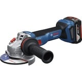 Bosch Akku-Winkelschleifer GWS 18V-11 S Professional solo, 18Volt blau, ohne Akku und Ladegerät, in L-BOXX
