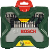 Bosch Heimwerken & Garten X-Line Sechskant-Bohrer und Bit-Set, 43-teilig, Bohrer- & Bit-Satz grün, 1/4"