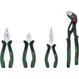 Bosch Zangen Set 1600A02W7K, Zangen-Set grün/schwarz, 4-teilig