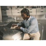 Jabra Evolve3 75, Headset schwarz, UC, USB-A Bluetooth-Adapter, Schnurloses Ladepad