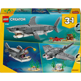 LEGO 31381 Creator 3-in-1 Wilder Hai mit Schatztruhe, Konstruktionsspielzeug 