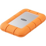 LaCie Rugged Mini SSD 500 GB, Externe SSD orange/silber, USB-C 3.2 Gen 2x2 (20 Gbit/s)