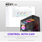 NZXT F360 RGB, Gehäuselüfter schwarz, 360 mm