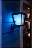 Philips HUE White & Color Ambiance Econic Outdoor stehende Wandleuchte, LED-Leuchte schwarz