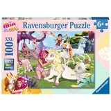 Ravensburger Kinderpuzzle Mia and me - Wahre Einhorn-Freundschaft 100 Teile