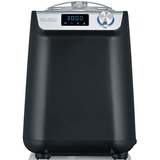 Severin Kompakt Eismaschine & Joghurtbereiter EZ 7407 schwarz (matt)/silber, für 1.200ml Eiscreme, 135 Watt Kompressor