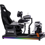 Thermaltake GF500 Flight Simulator Cockpit Black GSC-F50-CPASBB-01, Sim Rig schwarz