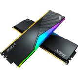 ADATA DIMM 32 GB DDR5-8000 (2x 16 GB) Dual-Kit, Arbeitsspeicher schwarz, AX5U8000C3816G-DCLARBK, XPG Lancer RGB, INTEL XMP, AMD EXPO