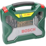 Bosch Heimwerken & Garten X-Line Titanium Bohrer- und Schrauber-Set, 70-teilig, Bohrer- & Bit-Satz grün