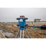 Bosch Professional Akku-Rotationslaser GRL 600 CHV Professional, 18Volt, mit Halterung blau, Akku ProCORE18V 4,0Ah, Koffer, rote Laserlinie