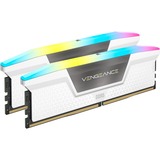 Corsair DIMM 32 GB DDR5-6000 (2x 16 GB) Dual-Kit, Arbeitsspeicher weiß, CMH32GX5M2B6000C36W, Vengeance RGB, INTEL XMP