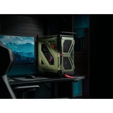 Corsair WARTHOG RS Airflow, Tower-Gehäuse olivgrün, Tempered Glass
