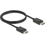 DeLOCK Kabel DisplayPort 2.1 Stecker > DisplayPort Stecker, 16K, 80 Gbps schwarz, 1 Meter