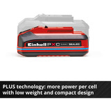 EINHELL Akku Power-X-Change Plus 18Volt 3,0Ah SEALED rot/schwarz, IP57, wasserfest, Kurzschlusssicherung