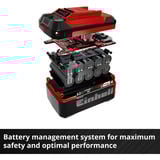 EINHELL Akku Power-X-Change Plus TWIN-PACK 18Volt 5,2Ah rot/schwarz, 2 Stück, ohne Ladegerät