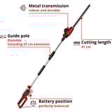 EINHELL Power X-Change Akku-Heckenschere GC-HH 18/45 Li T, 18Volt rot/schwarz, ohne Akku und Ladegerät