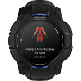 Garmin Instinct 3 - 50 mm, AMOLED, Smartwatch Black, Silikon-Armband