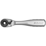 Hazet Bit-Umschaltknarre Vollstahl 863MB, 1/4" Betätigungswinkel 6°, Federsicherung