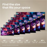 Hisense 75E7S PRO Hi-QLED-Fernseher 189 cm (75 Zoll), schwarz/dunkelgrau, UltraHD/4K, Free-Sync-Premium, 144Hz Panel
