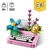 LEGO 31169 Creator 3-in-1 Schreibmaschine mit Blumen, Konstruktionsspielzeug 