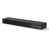 Lindy IPower Switch Classic 8 (32657), Steckdosenleiste schwarz, Energiemanagement für bis zu 8 Geräte