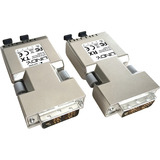 Lindy LWL DVI-D Single Link Extender, DVI Erweiterung silber, 500m
