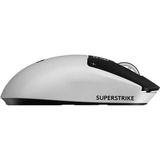 Logitech Gaming G Pro X2 SUPERSTRIKE, Gaming-Maus hellgrau/schwarz, LIGHTSPEED, HERO 2, für Windows