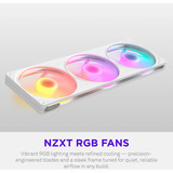 NZXT F420 RGB, Gehäuselüfter weiß, 420 mm