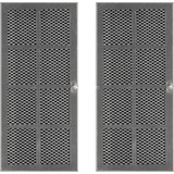 Respekta Aktiv-Kohlefilterset MIZ 7800 silber/schwarz, 2 Stück