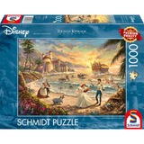 Schmidt Spiele Thomas Kinkade Studios: Disney Dreams Collection - The Little Mermaid Celebration of Love, Puzzle 1000 Teile