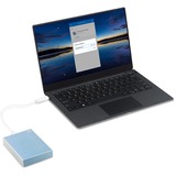 Seagate One Touch mit Kennwort 4 TB, Externe Festplatte hellblau, Micro-USB-B 3.2 Gen 1 (5 Gbit/s)