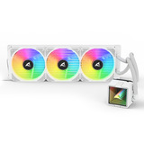 Sharkoon S100 ARGB, Wasserkühlung weiß