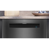 Siemens SN15EC06CS iQ500, Spülmaschine schwarz/edelstahl (gebürstet), 60 cm, Home Connect