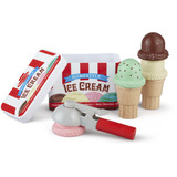 Spin Master Melissa & Doug - Scoop & Stack Eiscreme Set, Spielküche 