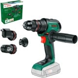 Bosch Heimwerken & Garten Akku-Bohrschrauber AdvancedDrill 18V-80 QuickSnap Solo + Zubehör grün/schwarz, ohne Akku und Ladegerät, POWER FOR ALL ALLIANCE