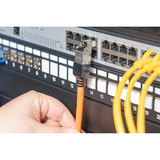 Digitus CAT.6a Feldstecker abwinkelbar, STP mit Staubschutzkappe silber, 1 Stück