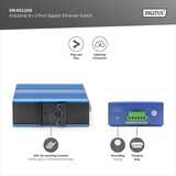Digitus Industrial 8+2-Port Gigabit Ethernet, Switch 