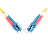 Digitus LWL Patchkabel, Duplex, LC > LC Stecker, Singlemode OS2 gelb, 3 Meter