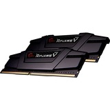 G.Skill DIMM 32 GB DDR4-4000 (2x 16 GB) Dual-Kit, Arbeitsspeicher schwarz, F4-4000C18D-32GVK, Ripjaws V, INTEL XMP