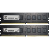 G.Skill DIMM 64 GB DDR4-2666 (2x 32 GB) Dual-Kit, Arbeitsspeicher schwarz, F4-2666C19D-64GNT, Value, INTEL XMP