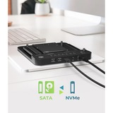 ICY BOX IB-2913MCL-C31, Dockingstation 2,5"/3,5" SATA, M.2 NVMe