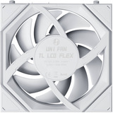 Lian Li UNI FAN TL LCD FLEX 120 Wireless, Gehäuselüfter weiß, Reverse , 124 mm