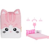 MGA Entertainment Na! Na! Na! Surprise 3-in-1 Backpack Bedroom Serie 3 Playset - Pink Kitty, Spielfigur 