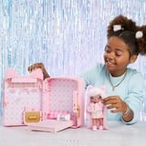 MGA Entertainment Na! Na! Na! Surprise 3-in-1 Backpack Bedroom Serie 3 Playset - Pink Kitty, Spielfigur 