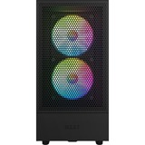 NZXT H5 Flow RGB All Black, Tower-Gehäuse schwarz (matt),  Tempered Glass