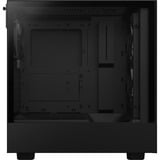 NZXT H5 Flow RGB All Black, Tower-Gehäuse schwarz (matt),  Tempered Glass